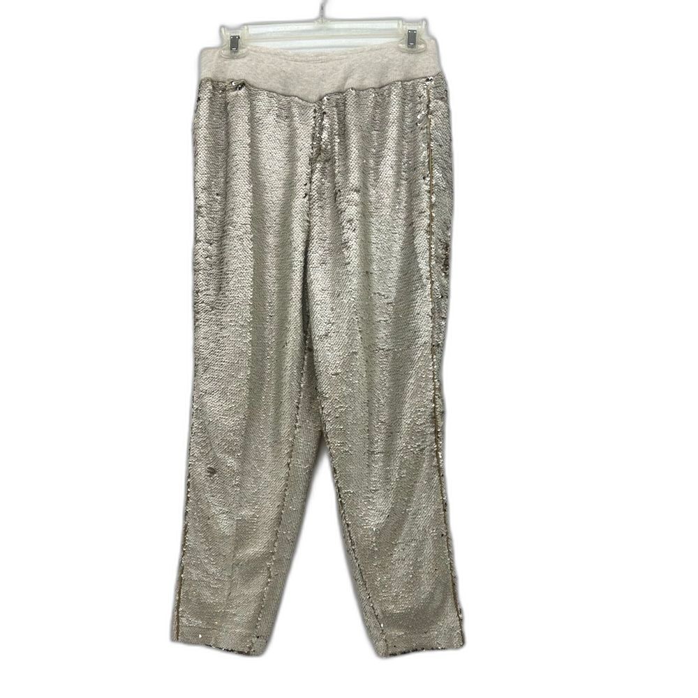 Heihei gold Sequin Embellished Women's Pants Mobwife - Picture 1 of 3